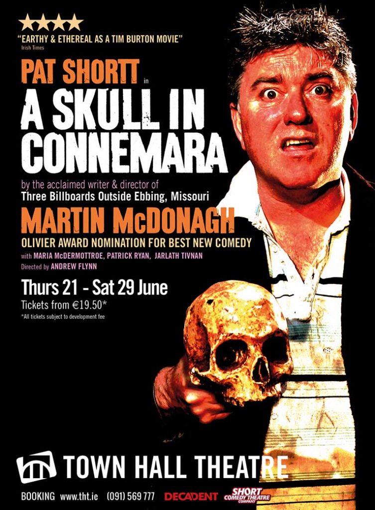 A Skull in Connemara - Martin McDonagh - Poster - Decadent Theatre Company